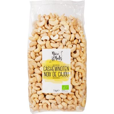 Cashewnoten rauw van Nice & Nuts, 5 x 1000 g